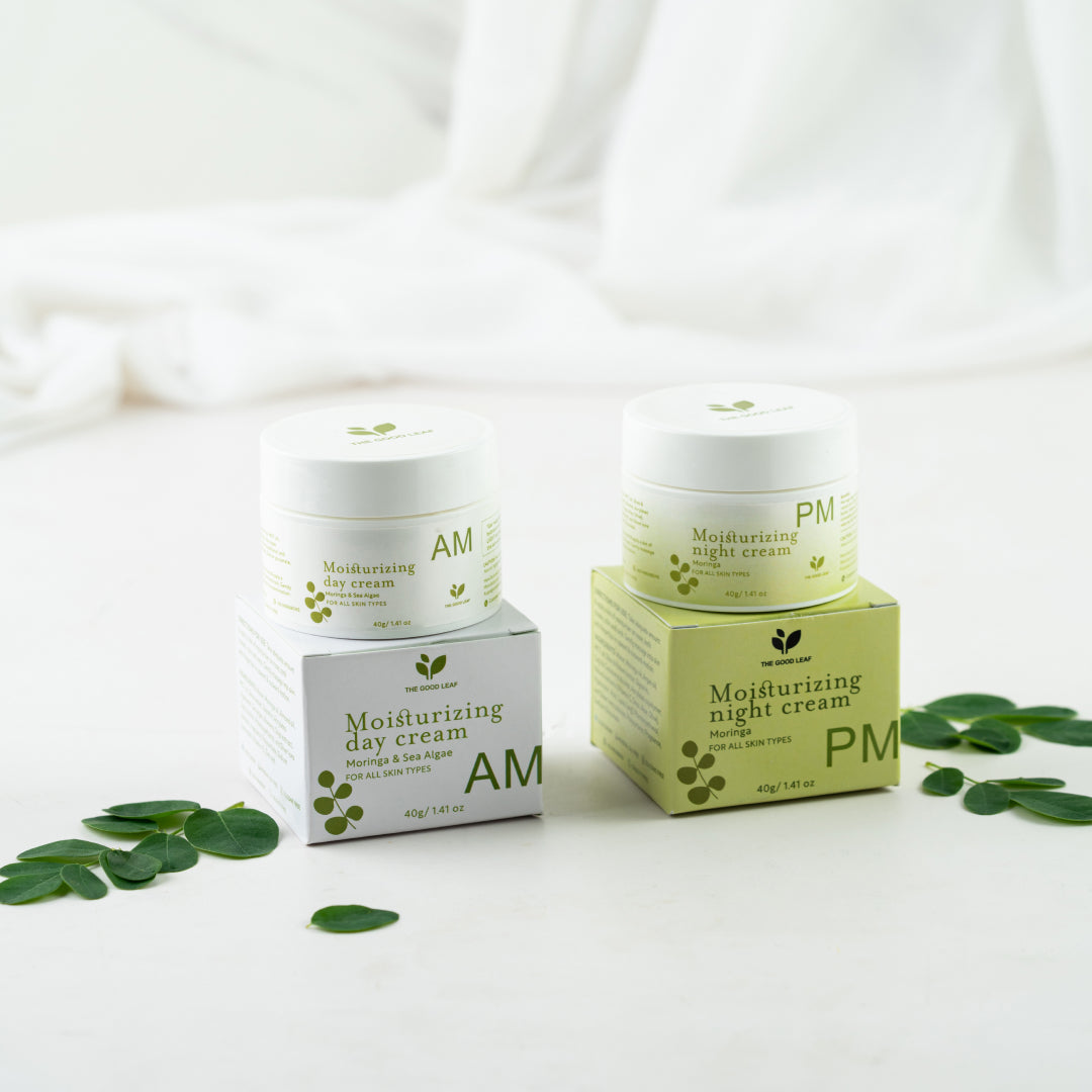Moringa Moisturizer Combo - AM & PM cream