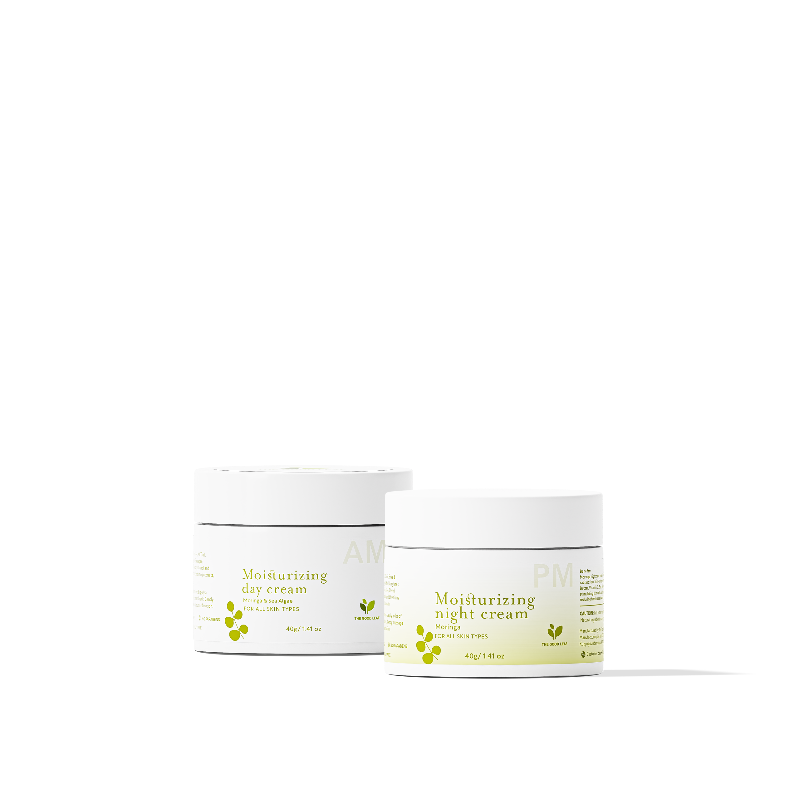 Moringa Moisturizer Combo - AM & PM cream