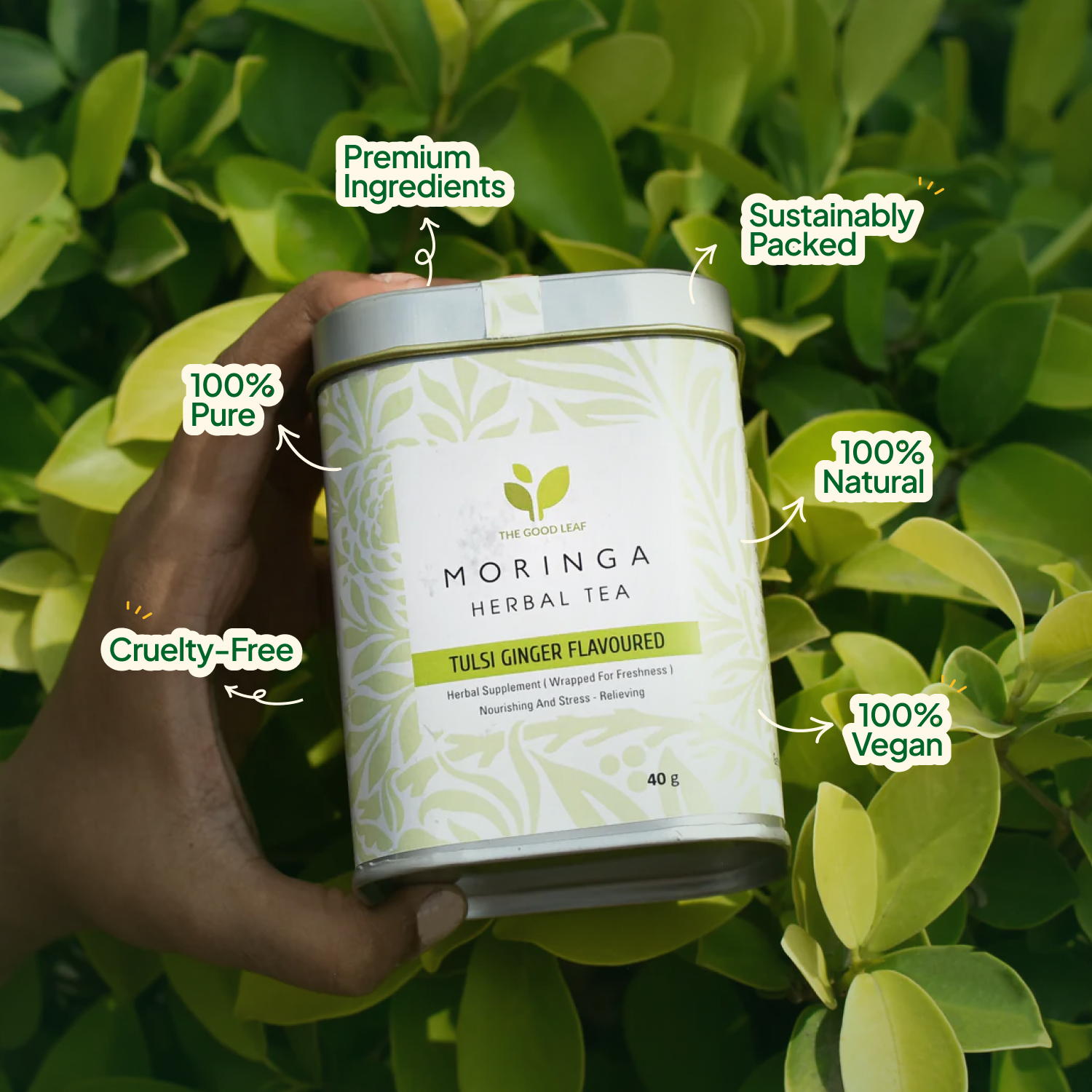 Moringa Herbal Loose Leaf Tea