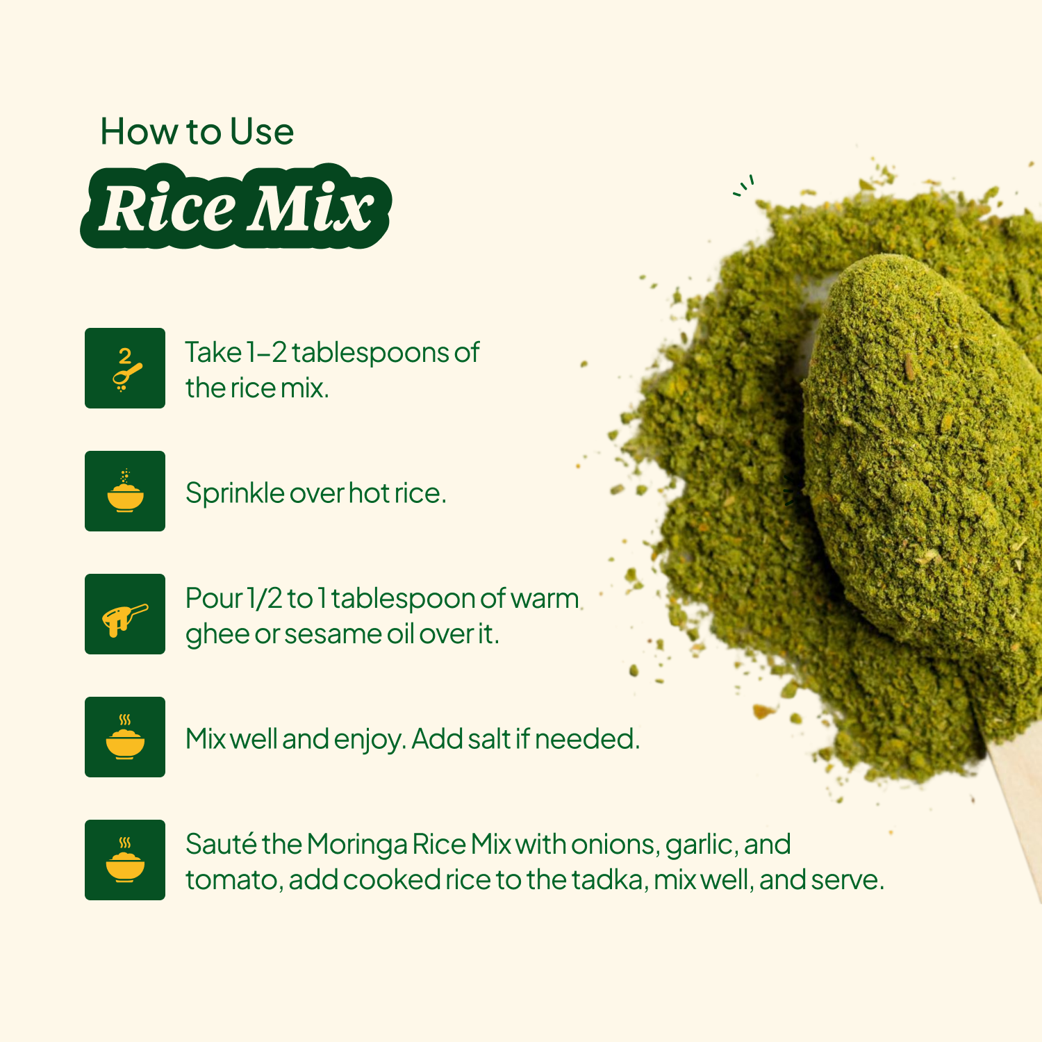 Moringa Rice Mix Powder