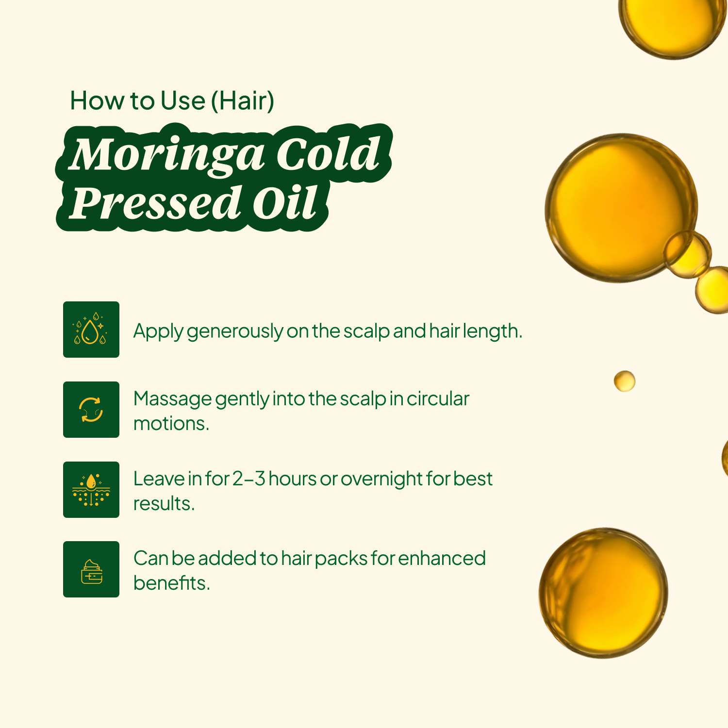 Cold Pressed Moringa Oil