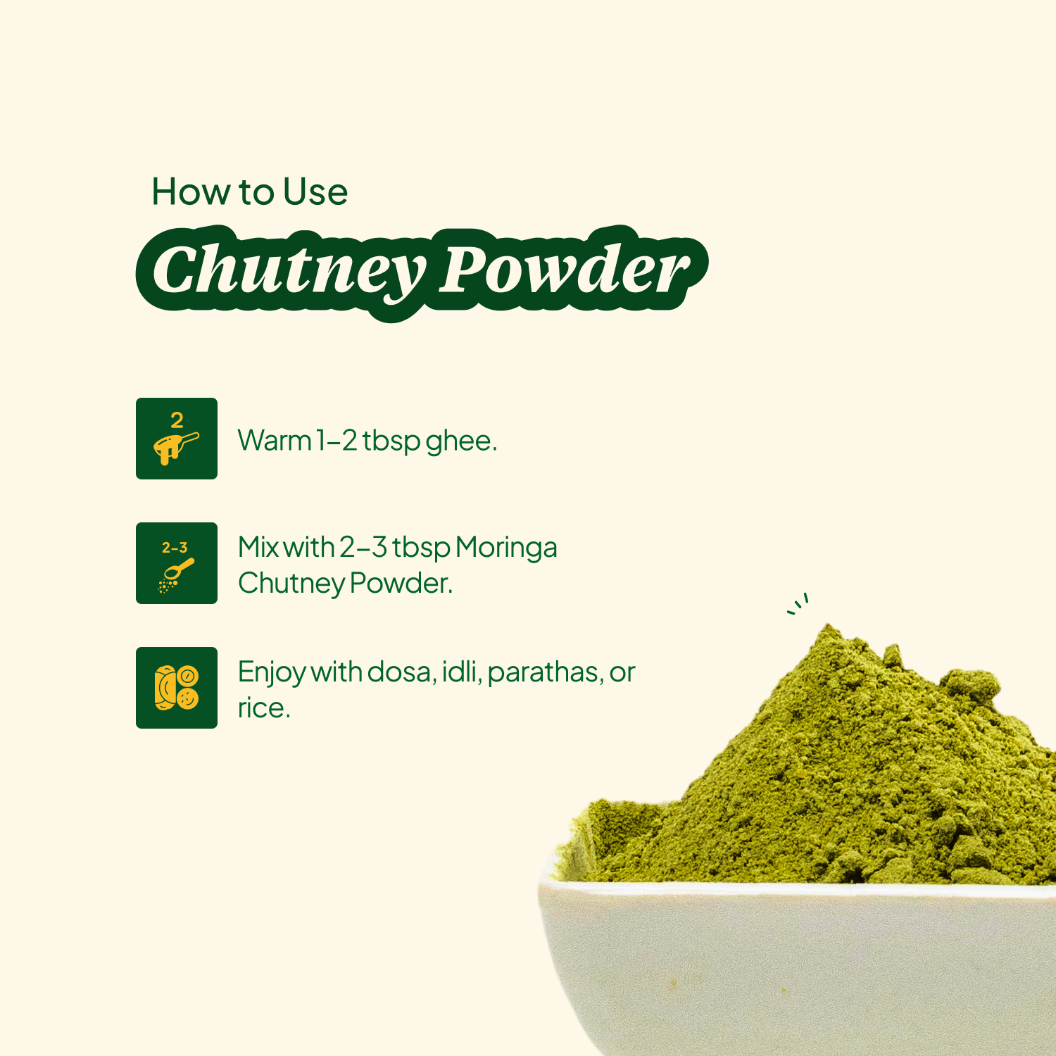 Moringa Chutney Powder