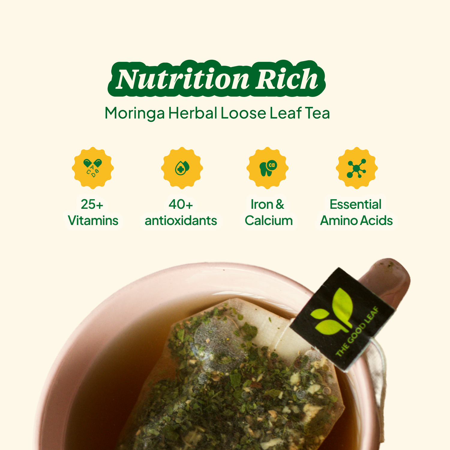 Moringa Herbal Tea Bags - 10