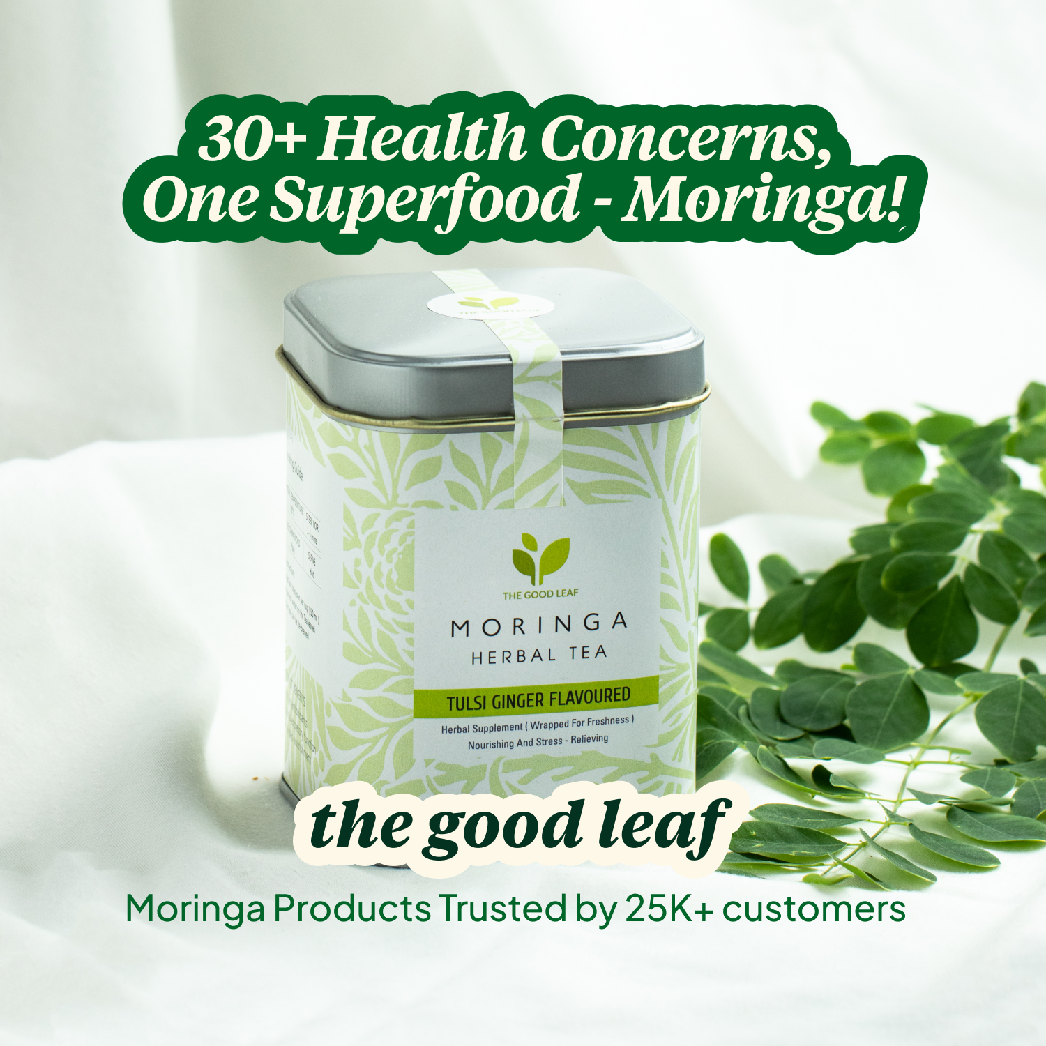 Moringa Herbal Loose Leaf Tea