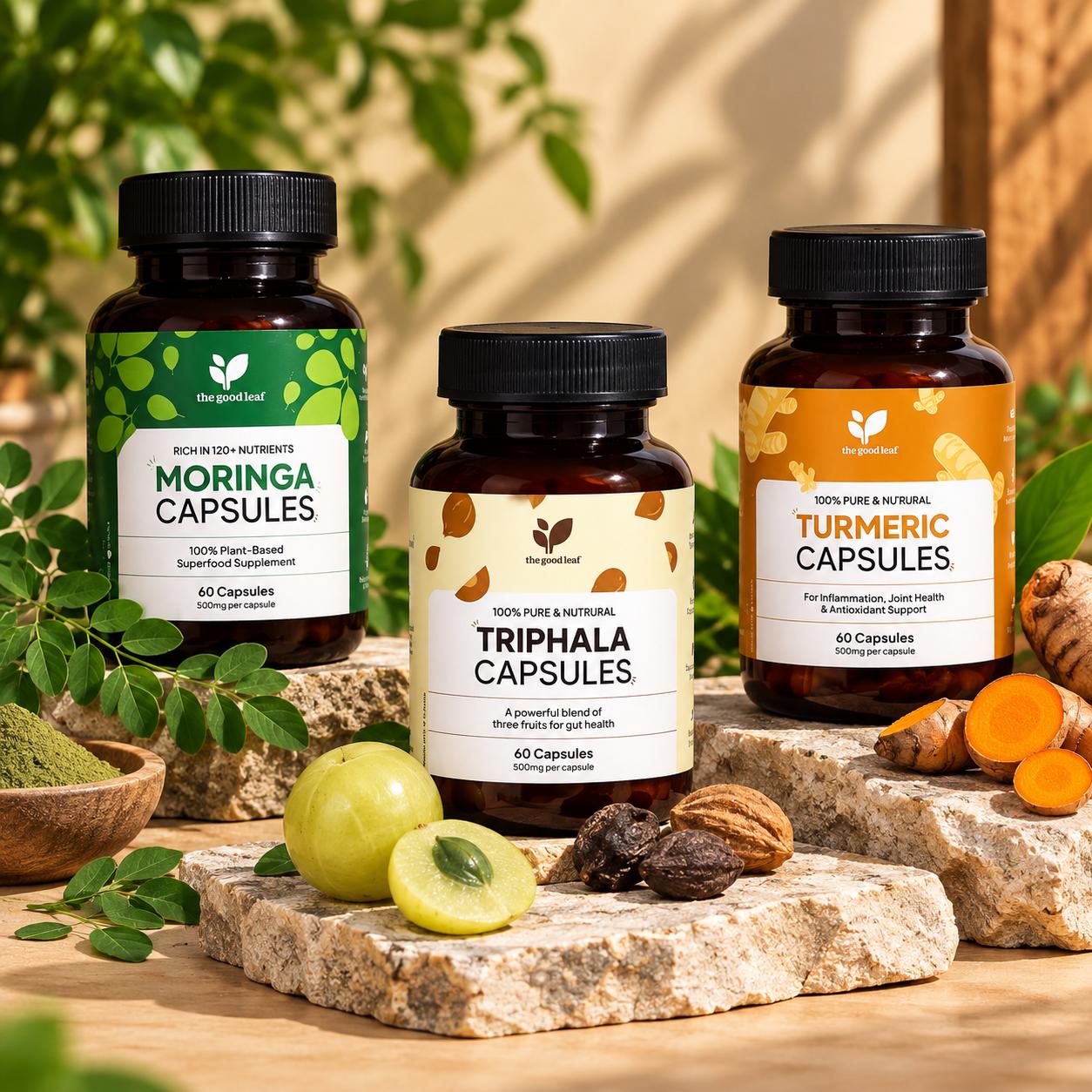 Moringa + Triphala + Turmeric